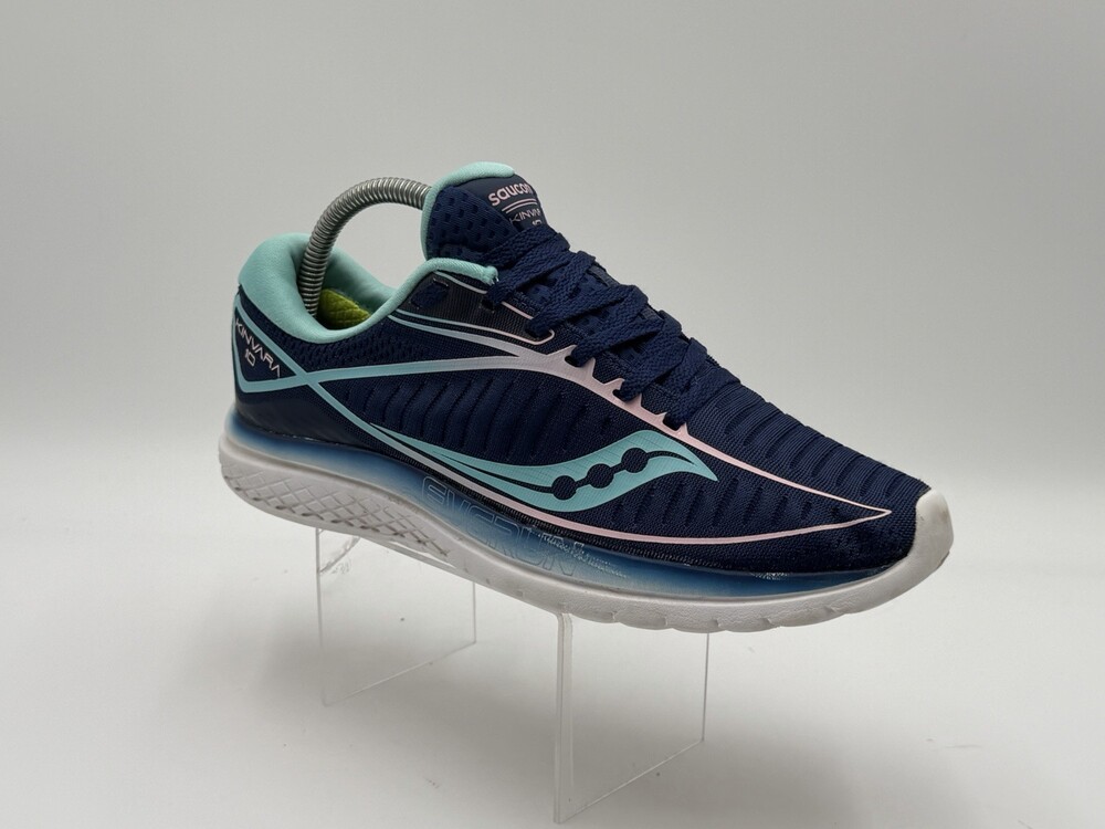 Saucony Kinvara Women’s Size 8.5 Running Walking Shoes Blue Athletic Sneakers